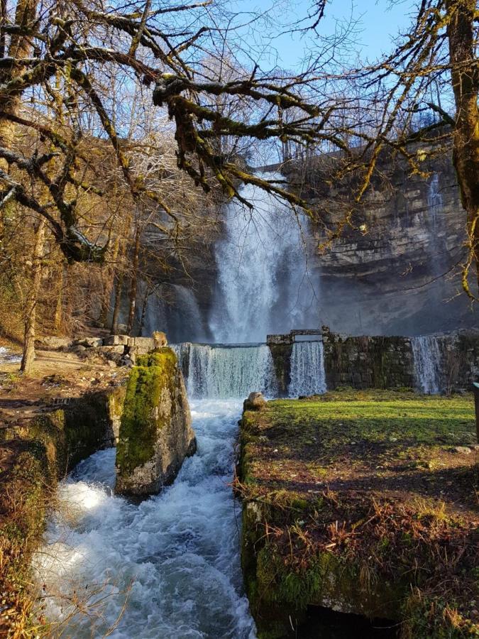 Gite Grande Capacite Au Calme Circuit Cascades Du Herisson Bonlieu Экстерьер фото